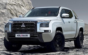 Mitsubishi Triton 2024 đầu tiên lộ diện trên đường: Lược nhiều chi tiết so với concept, sớm về Việt Nam đấu Ranger