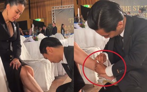 Phan Hiển bị nói 'làm màu' khi cúi người đi giày cho vợ, Khánh Thi nói gì?