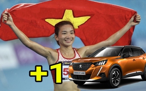 Giành 3 HCV SEA Games, Nguyễn Thị Oanh được tặng Peugeot 2008 GT-Line gần 1 tỷ đồng, THACO Auto nói sẽ trao tận tay