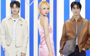 Khi 4 Đại sứ Prada cùng đi sự kiện: Somi xinh như búp bê, Song Kang quá bảnh, 2 người còn lại thì sao?