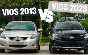 Tôi mang Vios 2013 của nhà ra so kè Toyota Vios 2023 vừa ra mắt: 10 năm vừa thêm, vừa bớt, bạn về phe nào? 