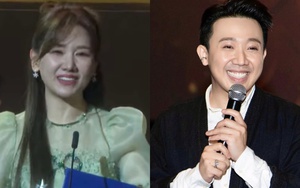 Hari Won thay Trấn Thành nhận giải đạo diễn xuất sắc, có phát ngôn gây bão mạng xã hội