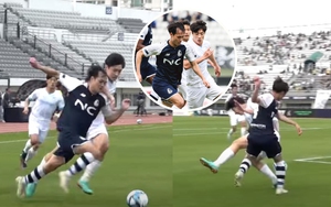 Văn Toàn đi bóng đột phá như 'cơn lốc' khiến cầu thủ Hàn Quốc to cao ngã nhào vì không thể theo kịp