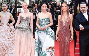 Thảm đỏ Cannes 2023: Phạm Băng Băng và bà hoàng showbiz Thái so kè 'Công chúa' Elle Fanning, Johnny Depp nhận phản ứng bất ngờ sau vụ ly hôn