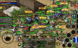 Những hình ảnh đông vui của trò chơi này gợi nhớ về thời hoàng kim của làng game Việt ngày nào