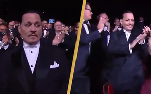 Johnny Depp khóc khi nhận 7 phút vỗ tay, được biển người hâm mộ chào đón ở LHP Cannes 2023