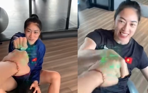 Thanh Thúy, Kiều Trinh và dàn sao ĐT bóng chuyền nữ Việt Nam đẹp rạng ngời khi tập luyện trước giải châu Á 