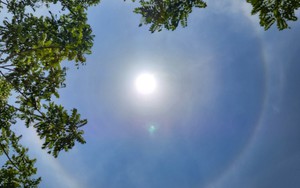 Lý giải hiện tượng quầng mặt trời xuất hiện giữa trưa ở Điện Biên
