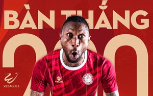 Samson chạm mốc 200 bàn nhưng không đủ giúp CLB TPHCM thoát bét bảng