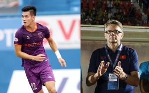 Sau giọt nước mắt cay đắng, Tiến Linh vụt sáng với bàn thắng đẳng cấp khiến HLV Troussier phải xuống gặp