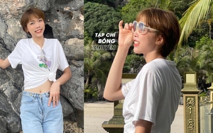 Hot girl bóng chuyền cao nhất Việt Nam thả dáng nuột nà, được khen để mặt mộc còn xinh hơn dùng app