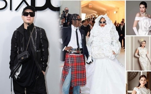 NTK Đỗ Mạnh Cường so sánh váy dự Met Gala của Rihanna với đồ mình thiết kế khiến netizen đồng loạt phản pháo 