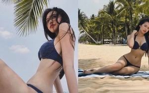 Doãn Hải My khoe ảnh bikini đẹp khó cưỡng với góc nghiêng thần thánh, Văn Hậu lập tức phản ứng  