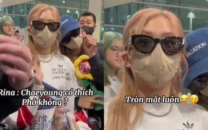 Rosé Blackpink hớn hở tiết lộ thích ăn phở Việt Nam