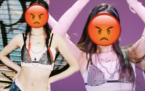 Mỹ nữ gen 4 nhận 'gạch đá' khi diện bra bé bằng nắm tay bên ngoài áo quây, netizen phẫn nộ vì lối ăn mặc kém duyên