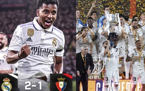 Rodrygo hóa người hùng với cú đúp ấn tượng, Real Madrid vô địch cúp nhà vua Tây Ban Nha