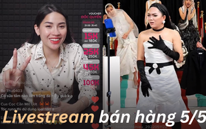 Tình hình livestream 5/5 của các 'chiến thần': Võ Hà Linh giảm mắt xem 7 lần, Phạm Thoại cosplay Jennie 'chốt đơn' đến 2 giờ sáng