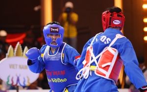 Chiến thắng nhờ knock out, võ sĩ Việt Nam vẫn dừng bước ở bán kết trước con trai 'vua Kun Khmer'