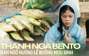 Cận cảnh hàng ngô nướng bên lề đường của hiện tượng mạng Thanh Nga bento: vài ba chiếc ghế con nhưng nuôi sống cả gia đình 