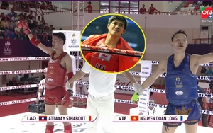 Nguyễn Trần Duy Nhất ngẩn người khi học trò bị xử thua cay đắng dù đánh cho võ sĩ Lào tơi tả