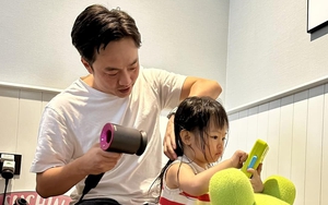 Đàm Thu Trang “ngỡ ngàng” vì con gái quá giống ông xã Cường Đô La