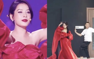 Hé lộ cảnh giật váy bằng tay của Chi Pu, visual đời thực có khác gì so với lúc lên sân khấu