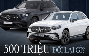 Mua Mercedes GLC 300 hay lấy bản base tiết kiệm 500 triệu đồng, bảng so sánh chi tiết này sẽ giúp bạn lựa chọn dễ dàng hơn