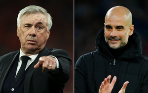 Ancelotti phản đối trọng tài về bàn thắng của De Bruyne, Pep Guardiola lý giải Haaland tịt ngòi