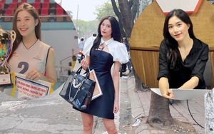Mỹ nhân bóng chuyền Đặng Thu Huyền tuyên bố giải nghệ sớm, giờ thành MC thể thao vạn người mê
