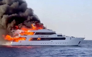 Du thuyền bốc cháy dữ dội tại Biển Đỏ, 3 du khách Anh mất tích