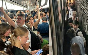 Tàu điện ở Paris tắc nghẽn, hàng trăm hành khách mắc kẹt dưới lòng đất