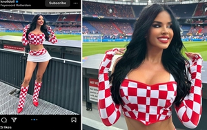 CĐV quyến rũ nhất thế giới lại thiêu đốt mọi ánh nhìn ở chung kết UEFA Nations League