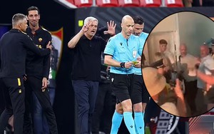 Trọng tài bị Mourinho chửi rủa suýt 'ăn' ghế ở sân bay khi fan cuồng Roma tấn công
