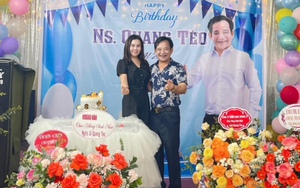 Hoa hậu kém 26 tuổi im lặng trước thắc mắc về sự thân thiết với nghệ sĩ Quang Tèo