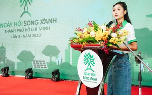 Hoa hậu Nguyễn Thanh Hà chung tay kêu gọi người trẻ sống xanh, bảo vệ môi trường