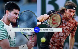 Link xem trực tiếp Alcaraz vs Tsitsipas, Roland Garros 2023 vòng tứ kết