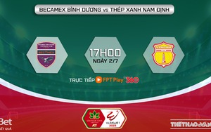 Nhận định, soi kèo Bình Dương vs Nam Định (17h00, 2/7), vòng 13 V-League 2023