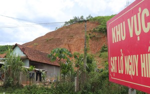 Quảng Ngãi: Sạt lở núi Vang Cà Vãi đe dọa cuộc sống của người dân