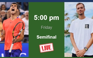 Link xem trực tiếp Alcaraz vs Medvedev, Wimbledon vòng bán kết