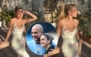 'Bình rượu mơ' nhà Pep khoe vòng 1 nóng bỏng, fan nam xin làm con rể HLV Man City
