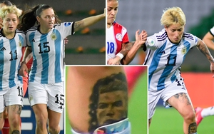 
Nữ cầu thủ Argentina gây xôn xao với hình xăm Ronaldo và Maradona nhưng không có Messi