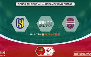 Soi kèo SLNA vs Bình Dương, nhận định bóng đá vòng 3 giai đoạn 2 V-League (18h00, 29/7)