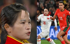 Khâu 8 mũi ở trán, Dương Thị Vân vẫn nỗ lực thi đấu khiến CĐV Việt Nam cảm động