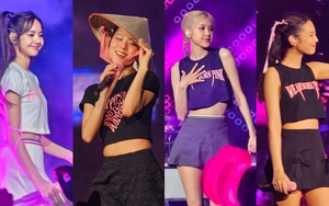 Blackpink 'đốt cháy' khán giả với màn nhảy hit 'See tình' và đội nón lá tại concert Hà Nội