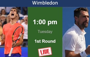 Link xem trực tiếp Carlos Alcaraz vs Jeremy Chardy, Wimbledon 2023 vòng 1