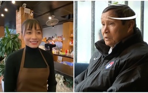 'Vợ quốc dân' Hoàng Loan đi phục vụ quán cafe, HLV Mai Đức Chung 'ngớ người' khi nhận ra học trò