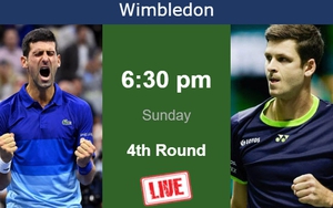 Link xem trực tiếp Djokovic vs Hubert Hurkacz, Wimbledon vòng 4