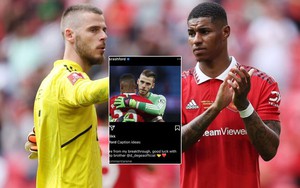 Rashford bị tố giả tạo khi đăng tút chia tay 'đàn anh' De Gea