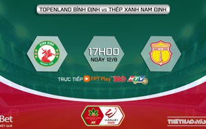 Soi kèo Bình Định vs Nam Định (17h00, 12/8), nhận định bóng đá V-League