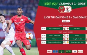 Lịch thi đấu V-League 2023 giai đoạn 2 hôm nay